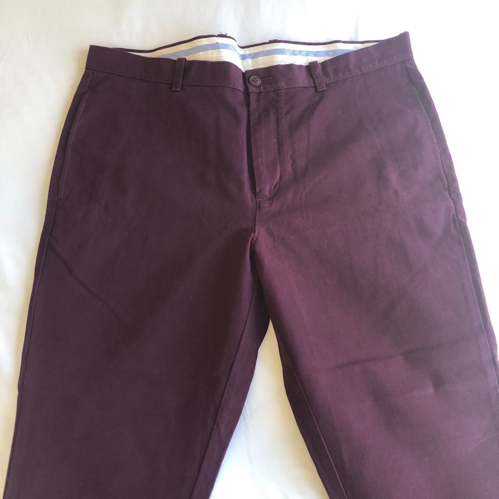 J Crew 770 burgundy pants
